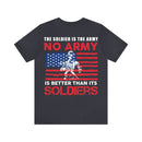 The Heart of the Army: Military Design T-Shirt - Soldiers Make the Army, Army Makes the Difference