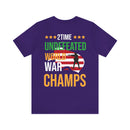 2Time Undefeated World War Champs Military T-Shirt: Showcase Your Victory