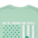 Veteran PTSD Not All Wounds Are Visible Soft cotton T-Shirt