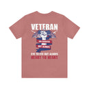 Heart to Heart: Veteran and Daughter Military Design T-Shirt Celebrating Unbreakable Bonds
