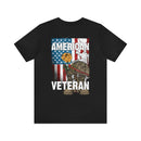 Proud American Veteran: Military Design T-Shirt, Show Your Patriotism!