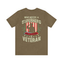 Grandpa, My Superhero: Military Design T-Shirt Celebrating the Veteran Legacy