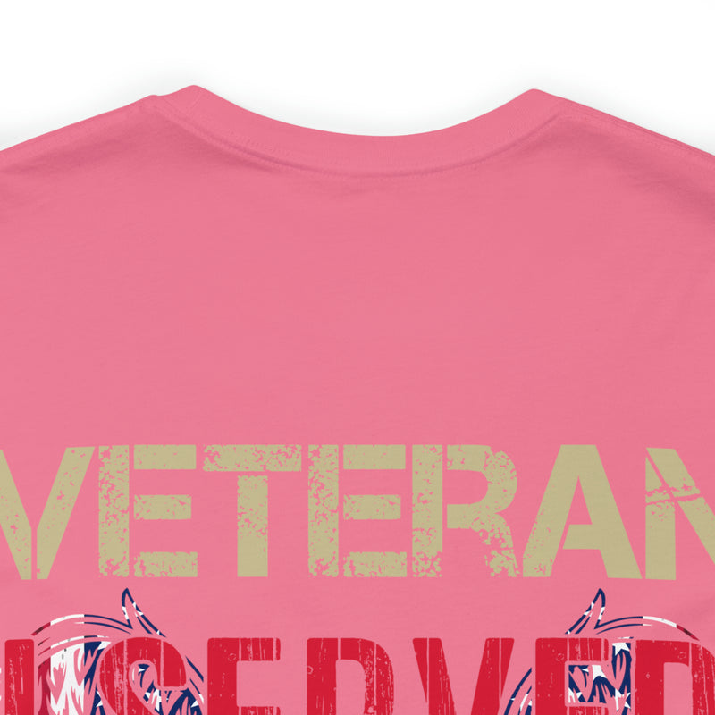 Unyielding Dedication: Veteran I Served, I Sacrificed, I Regret Nothing Military Design T-Shirt