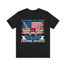 Red Friday Military T-Shirt: Remember Everyone Deployed - On Friday We Wear Red