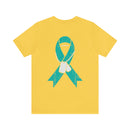 Veteran PTSD Awareness Teal Ribbon Design T-Shirt