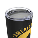 America's Finest: 20oz Black Military Design Tumbler - Army Veteran