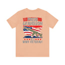 Proud Grandpa: Military Design T-Shirt Celebrating Generations of Service