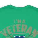 Timeless Service: Military Design T-Shirt - 'I'm a Veteran - My Oath of Enlistment Has No Expiration Date
