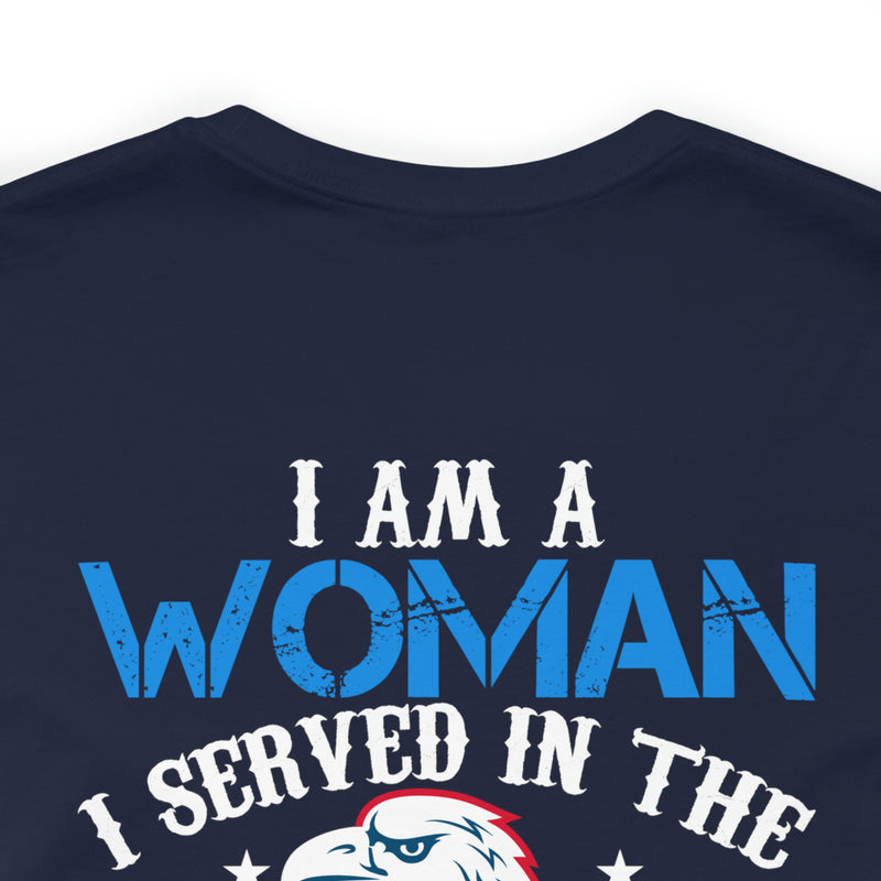 Proud Woman Veteran: Military Design T-Shirt - Breaking Barriers, Honoring Service