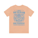 Eternal Oath: Military Design T-Shirt - 'I Am a Veteran - My Oath of Enlistment Has No Expiration Date