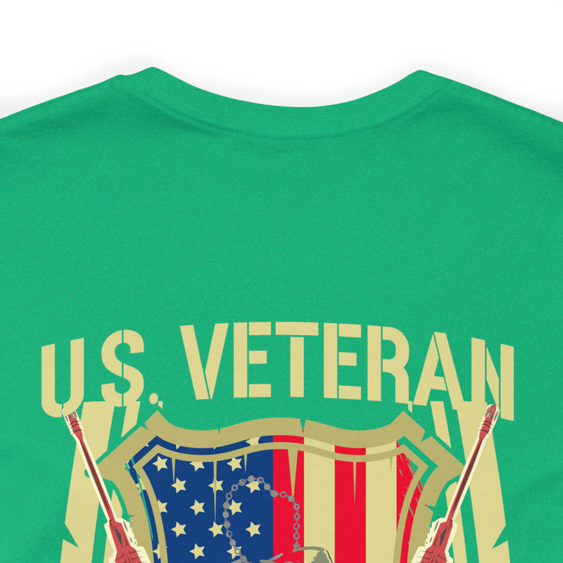 Defender of Liberty and Freedom: U.S. Veteran Military Design T-Shirt - Honoring True Heroes