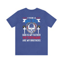 Spiritual Brotherhood: Military Design T-Shirt - 'I Took a DNA Test, God is My Father, Veterans are My Brothers