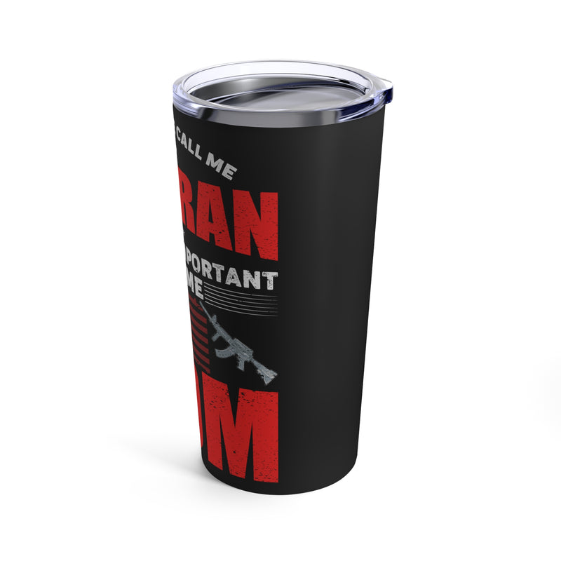 Proud Veteran, Prized Mom: 20oz Military Design Tumbler for the Unforgettable Mothers