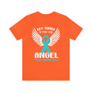 My Hero is Now My Angel: PTSD Design Cotton T-Shirt