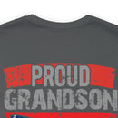 Proud Grandpa: Military Design T-Shirt Celebrating Generations of Service