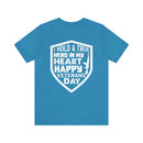 Heartfelt Heroes: Military Design T-Shirt - Honoring Veterans on Their Special Day!