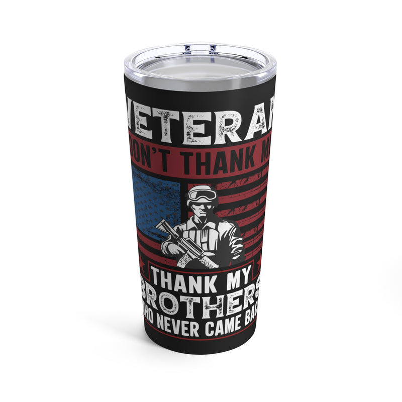 Brothers Remembered: Commemorate Fallen Heroes with our 20oz Military Design Tumbler