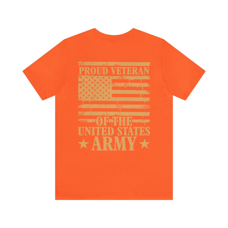 Proud U.S. Army Veteran: Military Design T-Shirt - Wear Your Valor