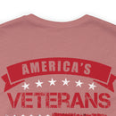 America's Veterans: Honoring Those Who Served with Military Design T-Shirt