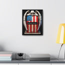 Guardian’s Grief” Framed Canvas