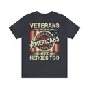 Veterans: American Heroes - Military Design T-Shirt for Patriotism and Appreciation