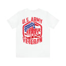 U.S. Army Veteran: Military Design T-Shirt - Proudly Serving with Honor and Courage
