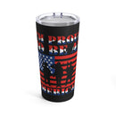 Patriotic Pride: 20oz Military Design Tumbler for Proud Americans