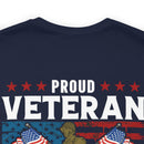 PROUD VETERAN OF THE UNITED STATES ARMY" - Military Inspired Design Premium T-Shirt