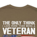 Grandpa and Veteran: Military Design T-Shirt Celebrating Love and Legacy