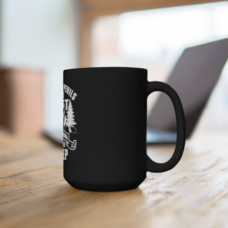 Everlasting Gratitude: 15oz Military Design Black Mug - Reminding Us to Never Forget and Always Appreciate