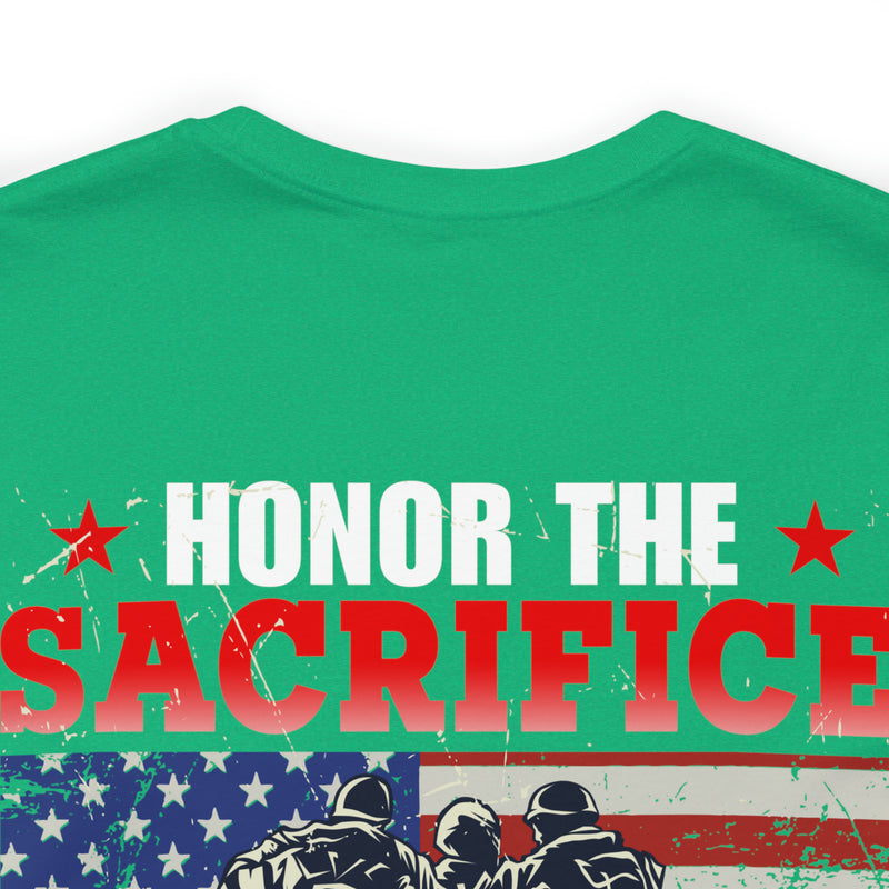 Remembering Sacrifice, Honoring Service: Military T-Shirt with Inspiring Design