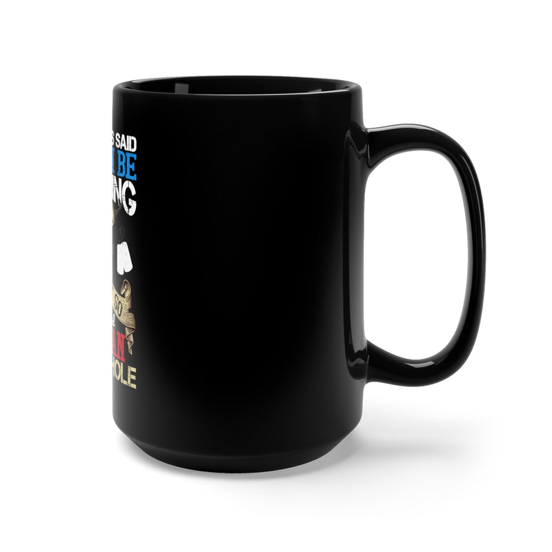 Unapologetic Veteran: 15oz Black Military Design Mug - Embracing My True Colors