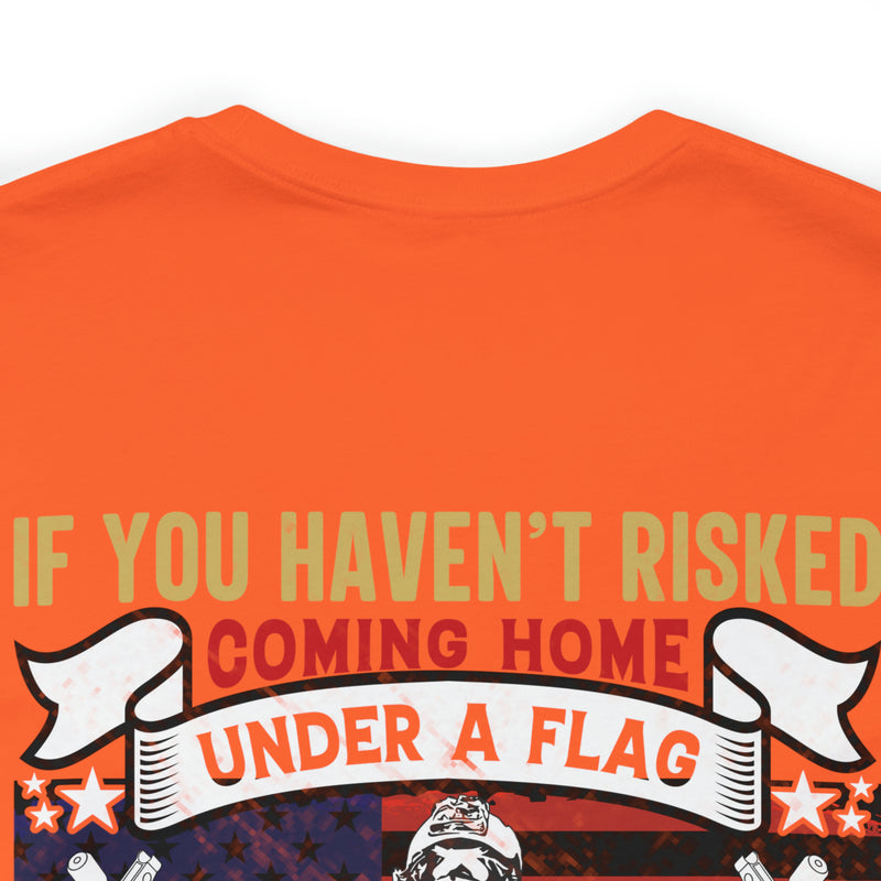 Proudly Worn: Military Design T-Shirt - Respecting the Sacrifice, Honoring the Flag