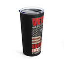 Unsung Heroes: Saluting Veterans' Bravery with our 20oz Military Design Tumbler