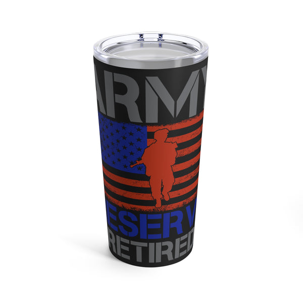 Army Reserve Retired - 20oz Military Design Tumbler: Celebrating Dedication and Service