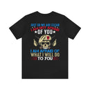 Unshakable Resolve: Military Design T-Shirt - Fearless in the Face of Adversity