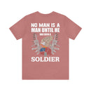 Soldier's Journey: Military Design T-Shirt Celebrating Valor and Transformation