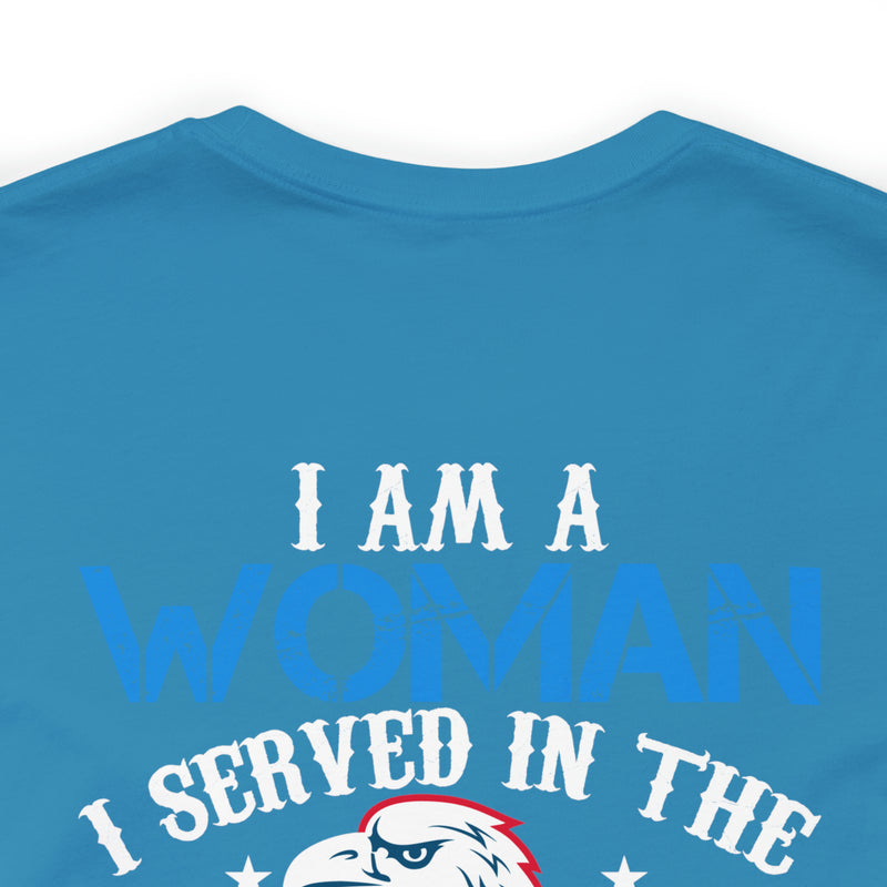 Proud Woman Veteran: Military Design T-Shirt - Breaking Barriers, Honoring Service