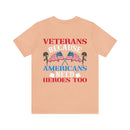 Veterans: American Heroes in Action - Military Design T-Shirt Embracing Courage and Patriotism