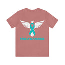 Spreading Wings of Awareness: PTSD Awareness Eagle Design Cotton T-Shirt