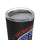 Defender of Freedom: 20oz Black Military Design Tumbler - American Soldier, One Man Army