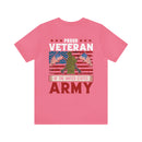 PROUD VETERAN OF THE UNITED STATES ARMY" - Military Inspired Design Premium T-Shirt