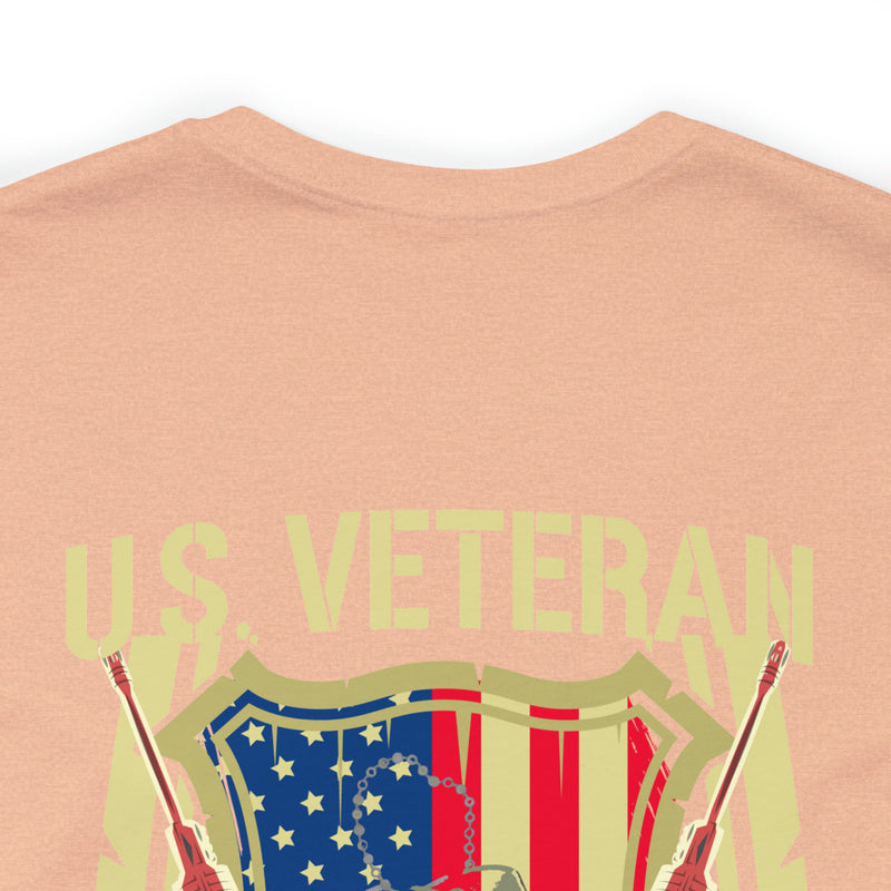 Defender of Liberty and Freedom: U.S. Veteran Military Design T-Shirt - Honoring True Heroes