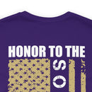 Honor to the Brave: Military Design T-Shirt Saluting Soldiers and Sailors Everywhere