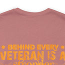Unyielding Support: Military Design T-Shirt Celebrating Veteran Families