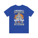 Unleash Your Inner Hero: Military Design T-Shirt - Proudly Raised by a Veteran Dad