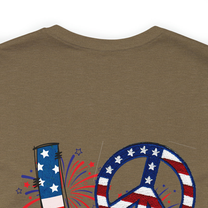 Love & Loyalty: Military Design T-Shirt - Wear Your Heart on Your Sleeve!