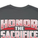 Patriotic Remembrance: Military Design T-Shirt - 'Honor the Sacrifice, Remember the Service