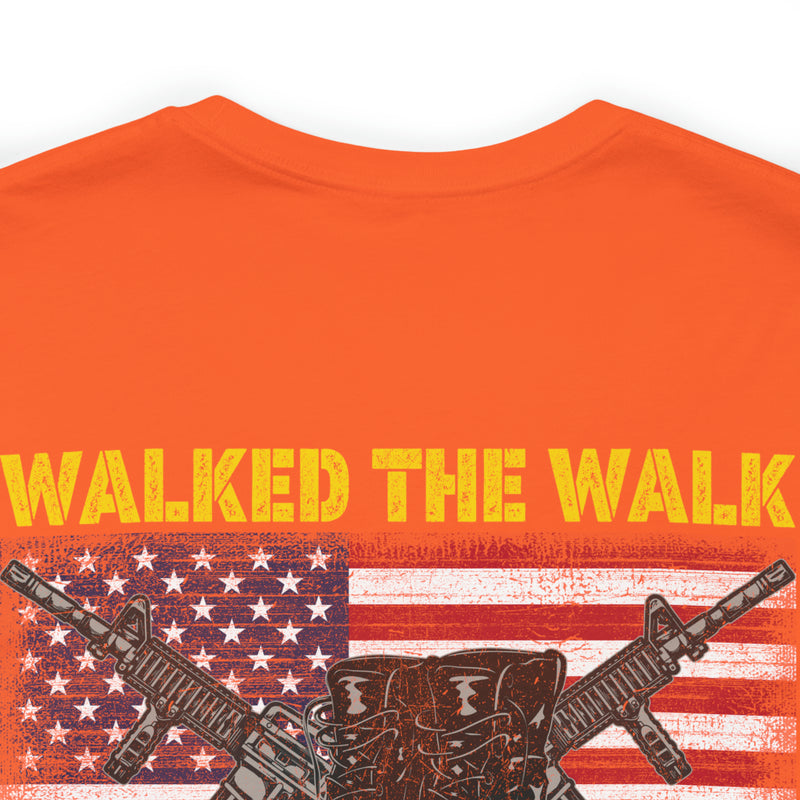 Vietnam Veteran Tribute: 'I Walked The Line' Military Design T-Shirt