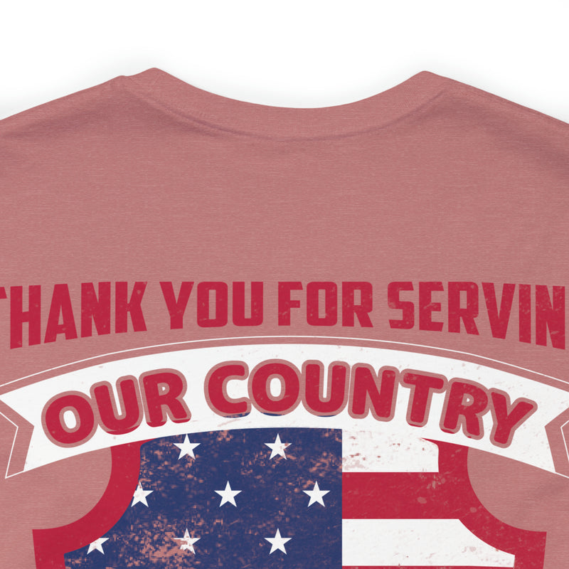 Defenders of Freedom: Thank You for Serving Our Country Military T-Shirt